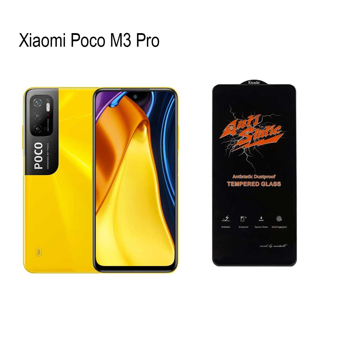 گلس آنتی استاتیک مناسب برای گوشی شیائومی Poco M3 Pro