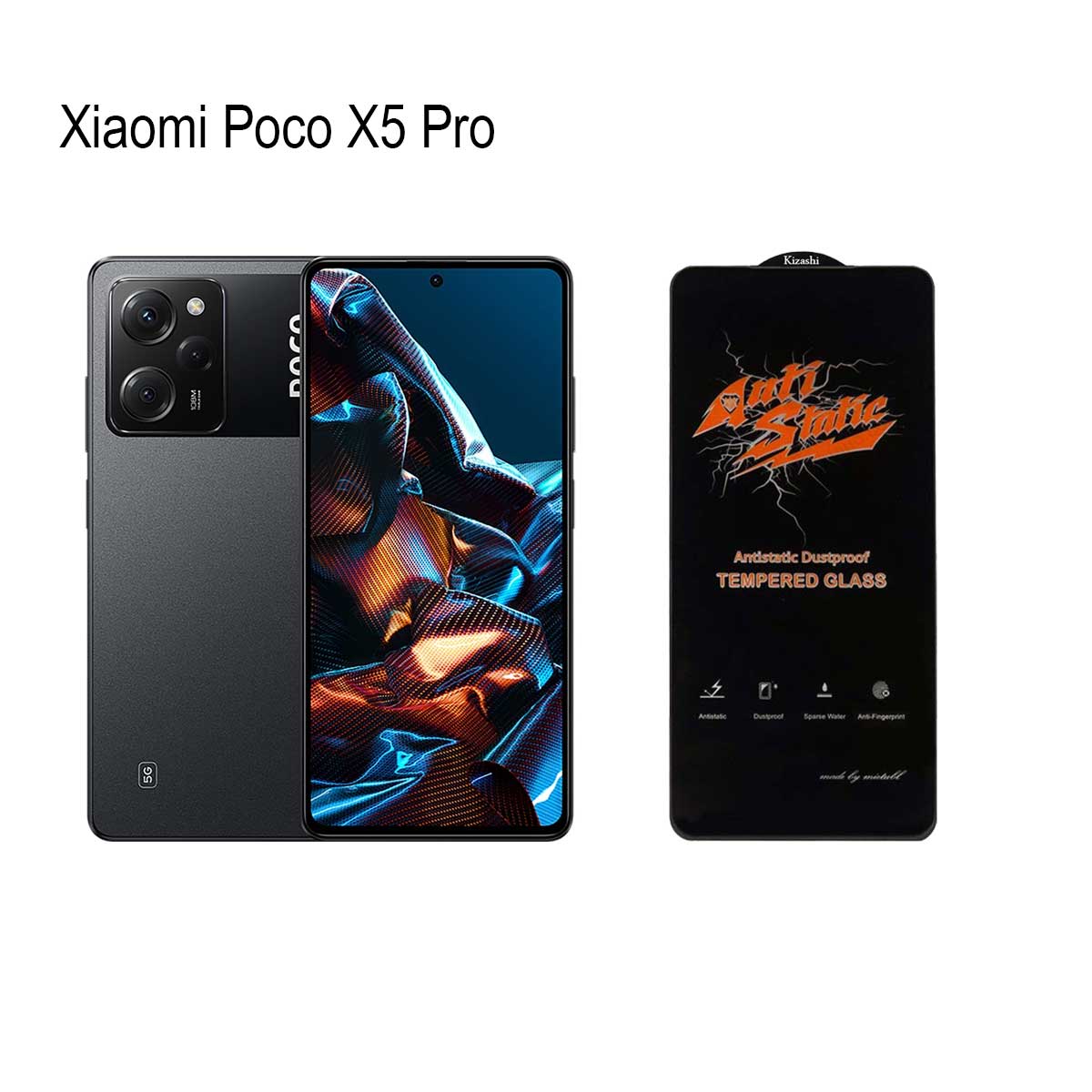 گلس آنتی استاتیک مناسب برای شیائومی Poco X5 Pro